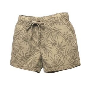 GAP‎ Lyocell Drawstring Pull On Tencel Short Jungle Vines Garden Core Festival M